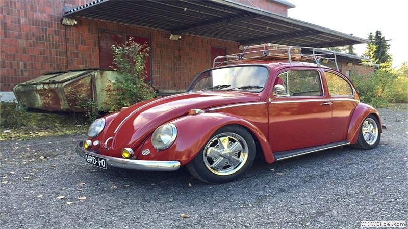 VW Beetle 1966 Ruby Red